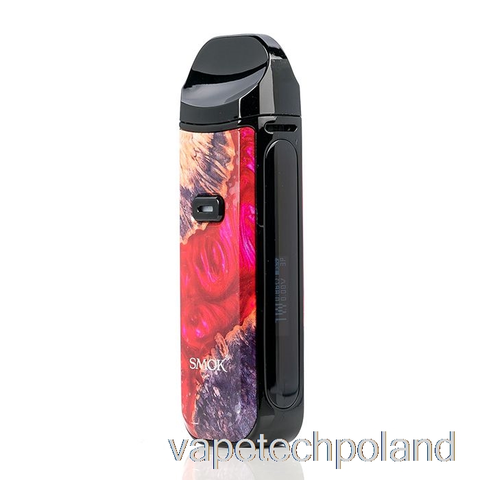 Vape Pen Smok Nord 2 40W Pod System Czerwone Drewno Stabilizujące